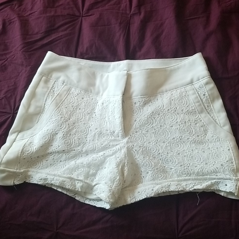 White shorts